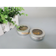 60g Silver Metal Aluminum Canister for Tea Packaging (PPC-ATC-60)